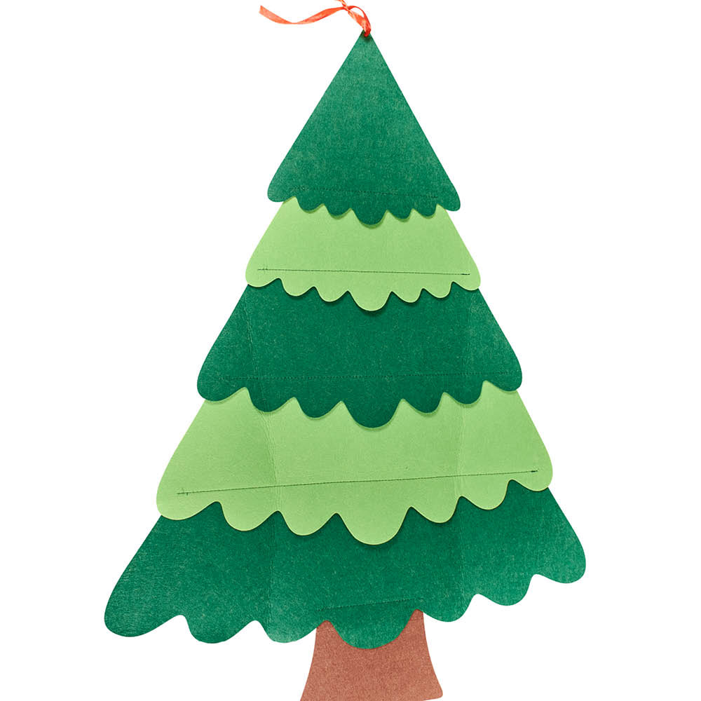 Non decorated 3 foot felt Christmas tree kit