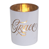 Embracing the Gift of God's Grace candle holder