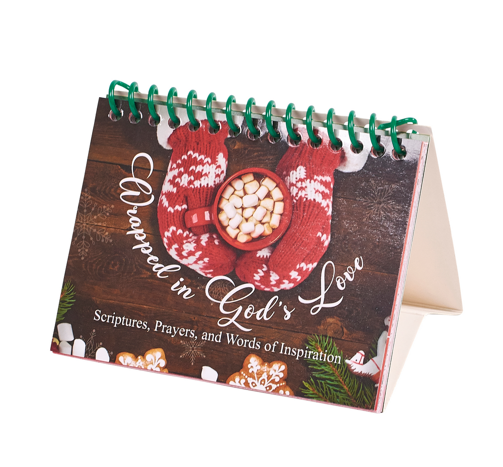 Free standing Wrapped in God's Love Christmas Flip Book from CTA, Inc